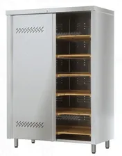Шкаф для хлеба нерж. ШЗХ-С-1200.600-02-К (ШЗХ-1200) Atesy, двери-купе