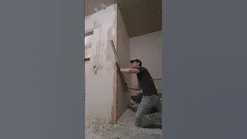 Самый быстрый способ. Наружный угол. Штукатурка.