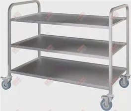 Тележка сервировочная ATESY ТС-Л-3-1100.600.850-02
