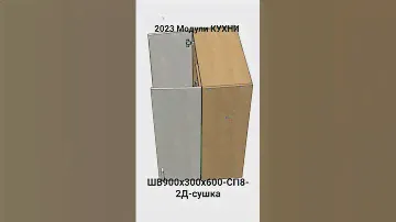 2023 Модули КУХНИ. ШВ900х300х600-СП8-2Д-Сушка.